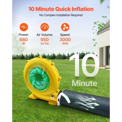 Portable Inflatable Nightclub Tent with Blower 19.7x16.4x12 feet for Party | EU