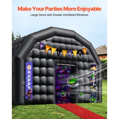 Portable Inflatable Nightclub Tent with Blower 29.5x19.7x13.1 feet for Party | EU