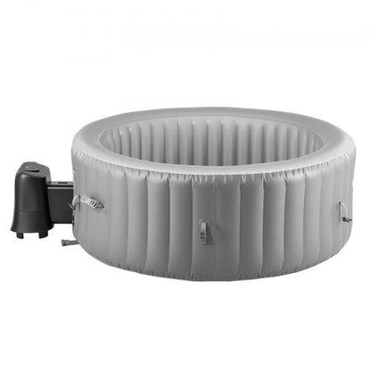Uppblåsbar Bubbelpool 4 till 6 Personer 2080 x 660mm Rund Portabel Utomhusspa |  EU