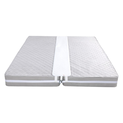 Bed Bridge King Bed Connector Kit Metallspänne & förvaringsväska 75" L x 12" W