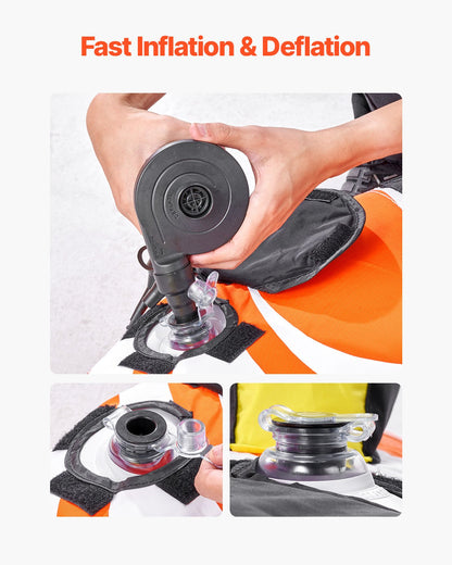 Tow hose for boating 1-2 drivers inflatable boat tubes and trailers