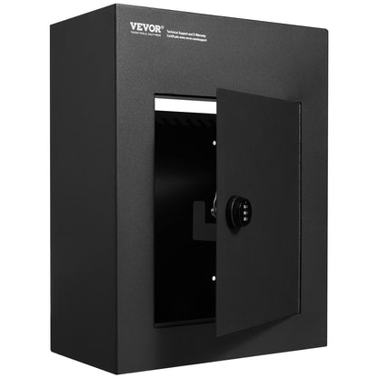 Through The Wall Drop Box 13x7x17" brevlåda med kombinationslås Svart