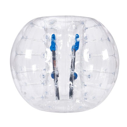 Uppblåsbar Bumper Ball 1-pack, 5FT/1,5 M Body Sumo Zorb Balls för tonåringar och vuxna, 0,8 mm tjocka PVC-bubblebollar för mänsklig hamster för utomhusspel för lagspel, Bumper Bopper-leksaker för trädgård, trädgård, park