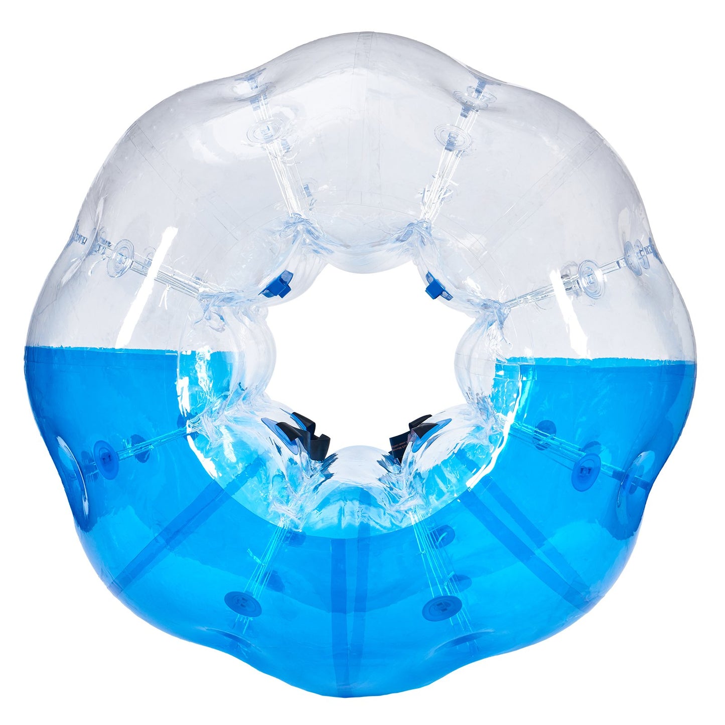 Uppblåsbar Bumper Ball 1-pack, 5FT/1,5 M Body Sumo Zorb Balls för tonåringar och vuxna, 0,8 mm tjocka PVC-bubblebollar för mänsklig hamster för utomhusspel för lagspel, Bumper Bopper-leksaker för trädgård, trädgård, park