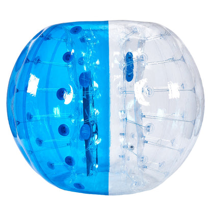 Uppblåsbar Bumper Ball 1-pack, 5FT/1,5 M Body Sumo Zorb Balls för tonåringar och vuxna, 0,8 mm tjocka PVC-bubblebollar för mänsklig hamster för utomhusspel för lagspel, Bumper Bopper-leksaker för trädgård, trädgård, park