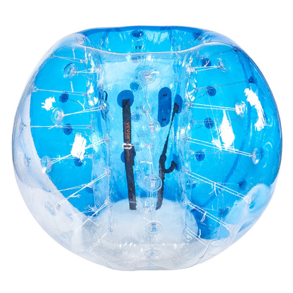 Uppblåsbar Bumper Ball 1-pack, 5FT/1,5 M Body Sumo Zorb Balls för tonåringar och vuxna, 0,8 mm tjocka PVC-bubblebollar för mänsklig hamster för utomhusspel för lagspel, Bumper Bopper-leksaker för trädgård, trädgård, park