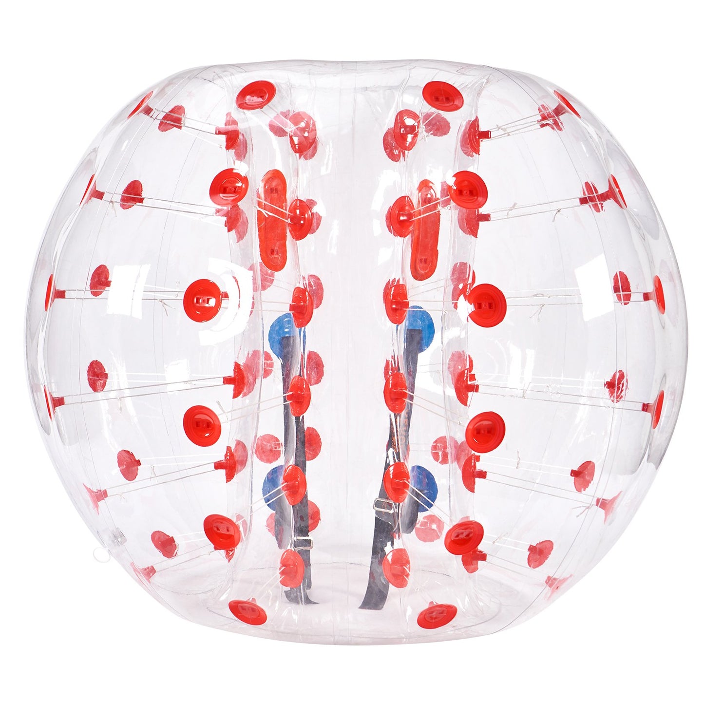 Uppblåsbar Bumper Ball 1-pack, 5FT/1,5 M Body Sumo Zorb Balls för tonåringar och vuxna, 0,8 mm tjocka PVC-bubblebollar för mänsklig hamster för utomhusspel för lagspel, Bumper Bopper-leksaker för trädgård, trädgård, park