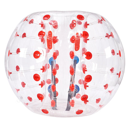 Uppblåsbar Bumper Ball 1-pack, 5FT/1,5 M Body Sumo Zorb Balls för tonåringar och vuxna, 0,8 mm tjocka PVC-bubblebollar för mänsklig hamster för utomhusspel för lagspel, Bumper Bopper-leksaker för trädgård, trädgård, park