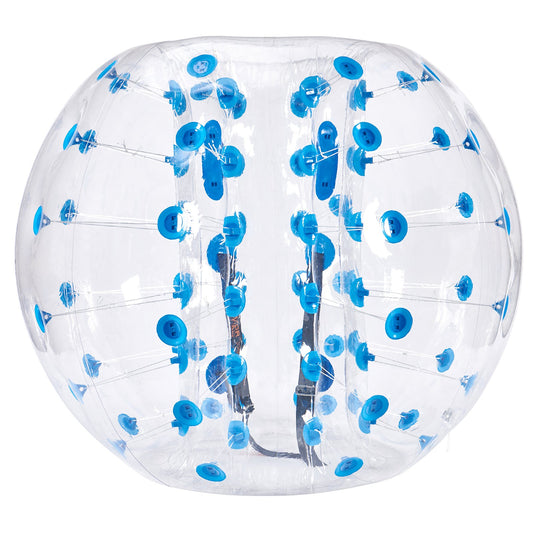 Uppblåsbar Bumper Ball 1-pack, 5FT/1,5 M Body Sumo Zorb Balls för tonåringar och vuxna, 0,8 mm tjocka PVC-bubblebollar för mänsklig hamster för utomhusspel för lagspel, Bumper Bopper-leksaker för trädgård, trädgård, park