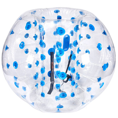 Uppblåsbar Bumper Ball 1-pack, 5FT/1,5 M Body Sumo Zorb Balls för tonåringar och vuxna, 0,8 mm tjocka PVC-bubblebollar för mänsklig hamster för utomhusspel för lagspel, Bumper Bopper-leksaker för trädgård, trädgård, park