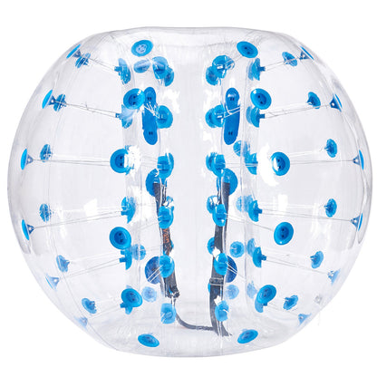 Uppblåsbar Bumper Ball 1-pack, 5FT/1,5 M Body Sumo Zorb Balls för tonåringar och vuxna, 0,8 mm tjocka PVC-bubblebollar för mänsklig hamster för utomhusspel för lagspel, Bumper Bopper-leksaker för trädgård, trädgård, park