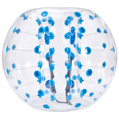 Uppblåsbar Bumper Ball 1-pack, 5FT/1,5 M Body Sumo Zorb Balls för tonåringar och vuxna, 0,8 mm tjocka PVC-bubblebollar för mänsklig hamster för utomhusspel för lagspel, Bumper Bopper-leksaker för trädgård, trädgård, park