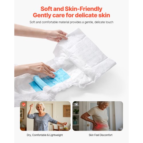 Adult briefs with adhesive tabs Incontinence briefs for men and women XL size