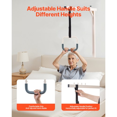 Trapeze bar for bed mobility 110 kg capacity freestanding trapeze bar | EU