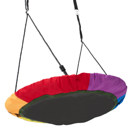 Tree Swing 40In Fat Swing 750lbs Weight Capacity 900D Oxford Multicolor