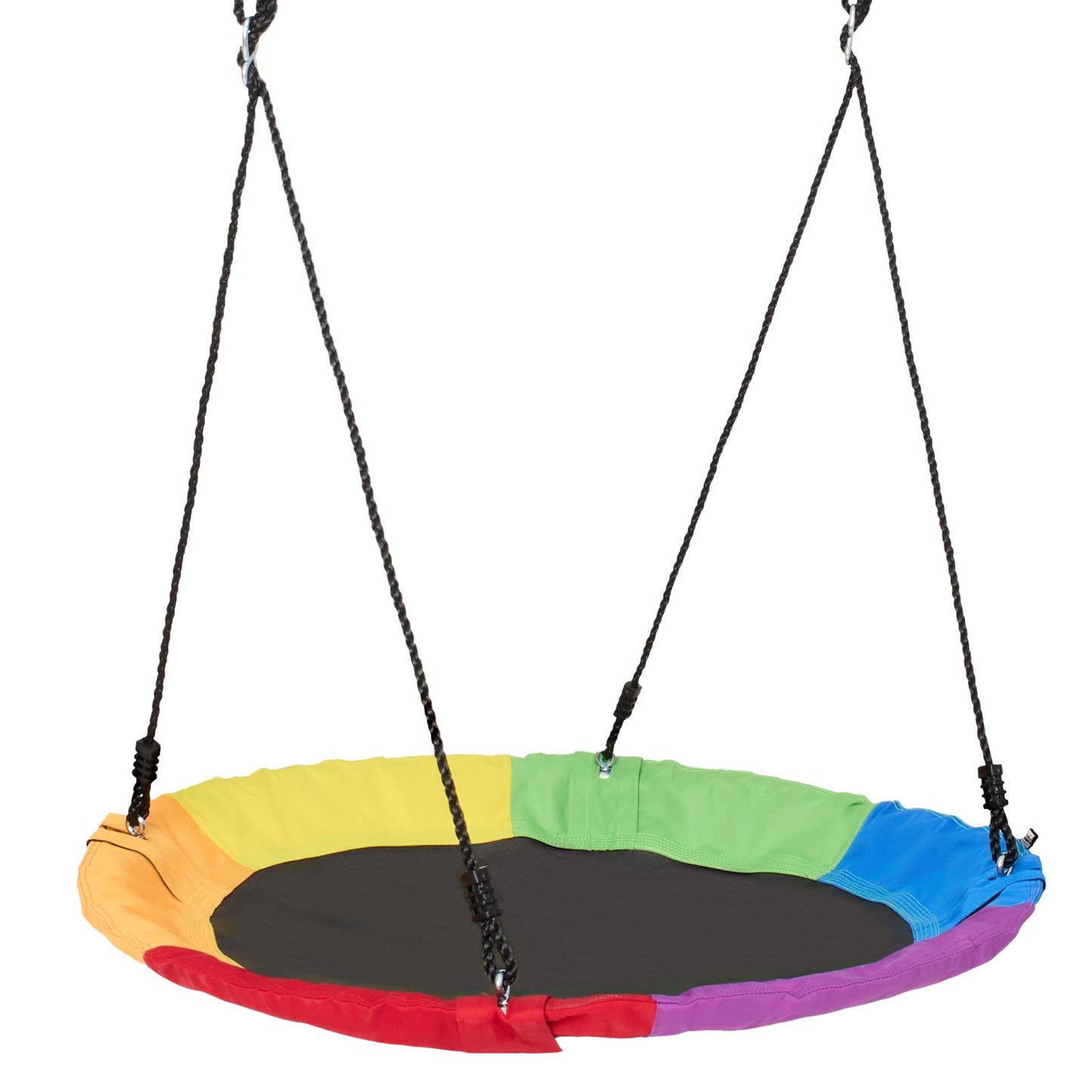 Tree Swing 40In Fat Swing 750lbs Weight Capacity 900D Oxford Multicolor