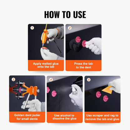 Car Kaross Dent Puller Bridge Lifter Tool Lackfri Hagel Remover Repair Kit