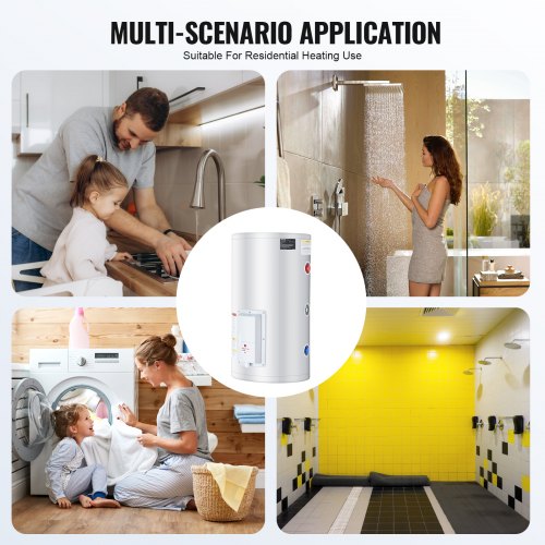 18 Gallon Electric Water Heater Instant Hot 1.6Kw LED Display for Shower | EU