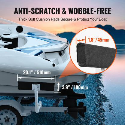 Boat Trailer Guide, 0,7M justerbar design Korta våningssläpguider, 2 ST.
