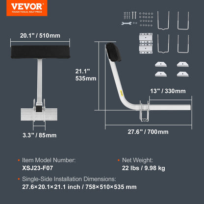 Boat Trailer Guide, 0,7M justerbar design Korta våningssläpguider, 2 ST.