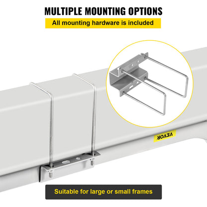 Boat Trailer Guide-on 45" π-form Trailer Guide på m/matta vadderade brädor