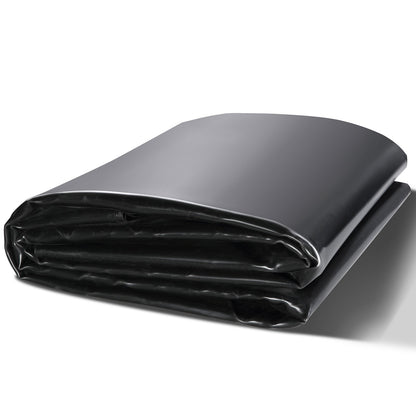 Pond Liner, 10 x 15 ft 45 mil Thickness, Flexible EPDM Material Pond Skin, Easy-to-Cut Underlay for Fish or Koi Ponds, Water Features, Waterfall Base, Fountains, Water Gardens, Black