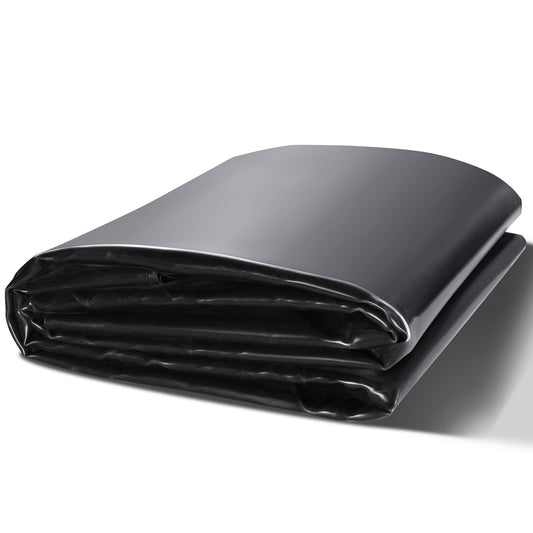 Pond Liner, 30 x 35 ft 45 mil Thickness, Flexible EPDM Material Pond Skin, Easy-to-Cut Underlay for Fish or Koi Ponds, Water Features, Waterfall Base, Fountains, Water Gardens, Black