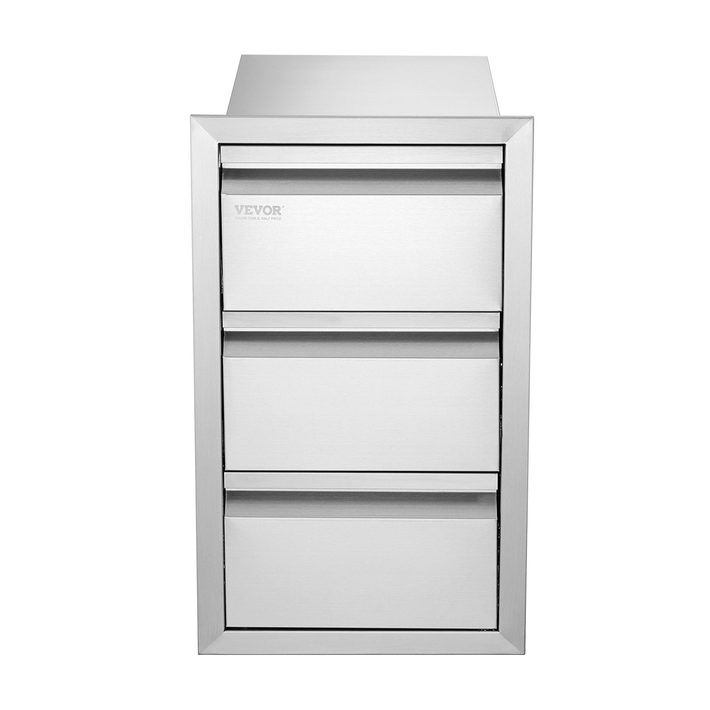 201 rostfritt stål låda med trippel åtkomst Utekök BBQ Island 19" W x 26" H