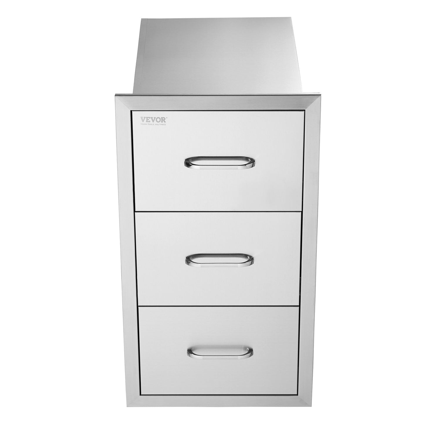 Vevor rostfritt stål 3 BBQ Access Låda 40x77 Cm Ö Låda Förvaring utomhus