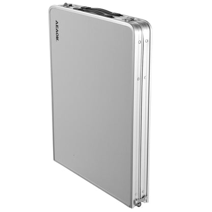 Camping Kitchen Table Foldable Portable Cook Station 3 Adjustable Heights