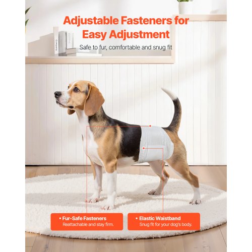 Disposable diapers for male dogs Super absorbent diapers for male dogs S 144 pcs