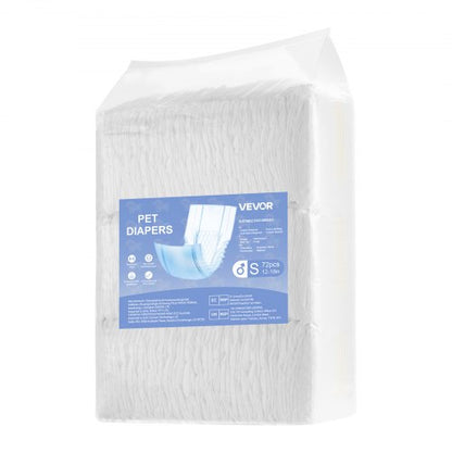 Disposable diapers for male dogs Super absorbent diapers for male dogs S 144 pcs