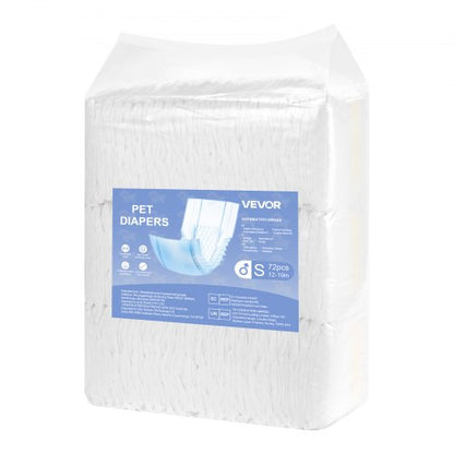 Disposable diapers for male dogs Super absorbent diapers for male dogs S 144 pcs