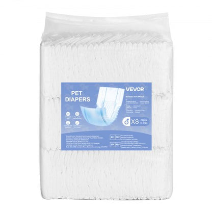 Engångsblöjor för hanhundar Superabsorberande blöjor för hanhundar XS 144 st