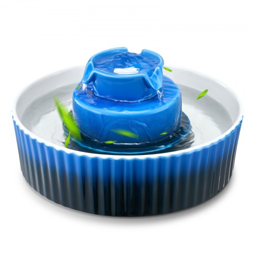 Keramik-Katzenbrunnen 2,1 l Cupcake-Haustierbrunnen für Katzen und Hunde | EU