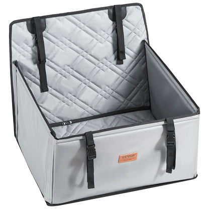 Dog Booster Car Seat Pet Car Seat för SML Hundar upp till 40 lbs Grå