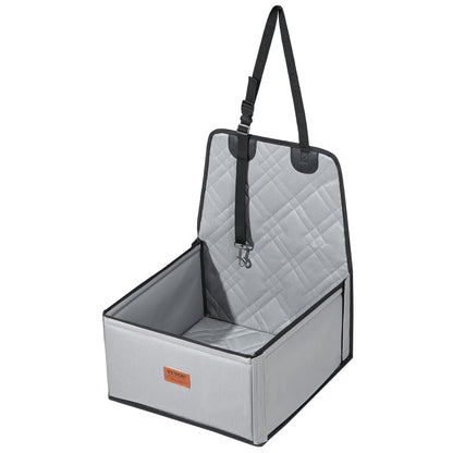 Dog Booster Autositz Haustier Autositz für kleine Hunde bis zu 26 lbs Grau