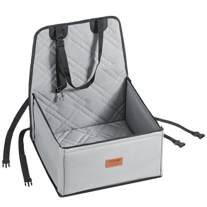 Dog Booster Autositz Haustier Autositz für kleine Hunde bis zu 26 lbs Grau