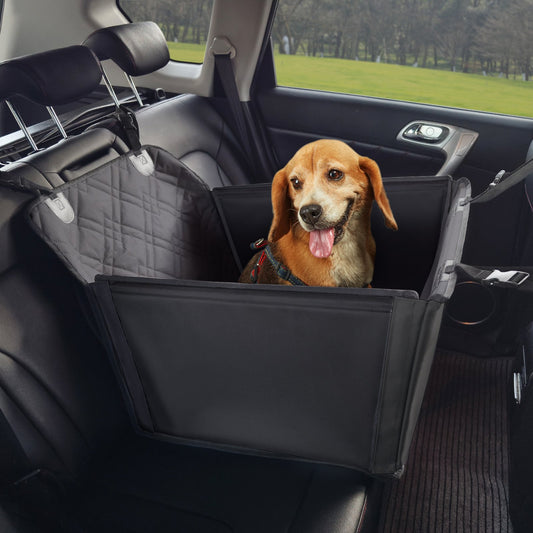 Dog Booster Car Seat Pet Car Seat för SML Dogs upp till 40 lbs Svart