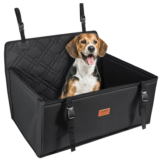 Dog Booster Car Seat Pet Car Seat för SML Dogs upp till 48,5 lbs Svart