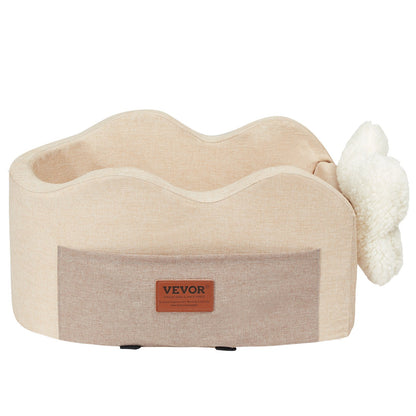 Center Console Dog Car Seat Hund Booster Car Seat för liten hund 8 lbs