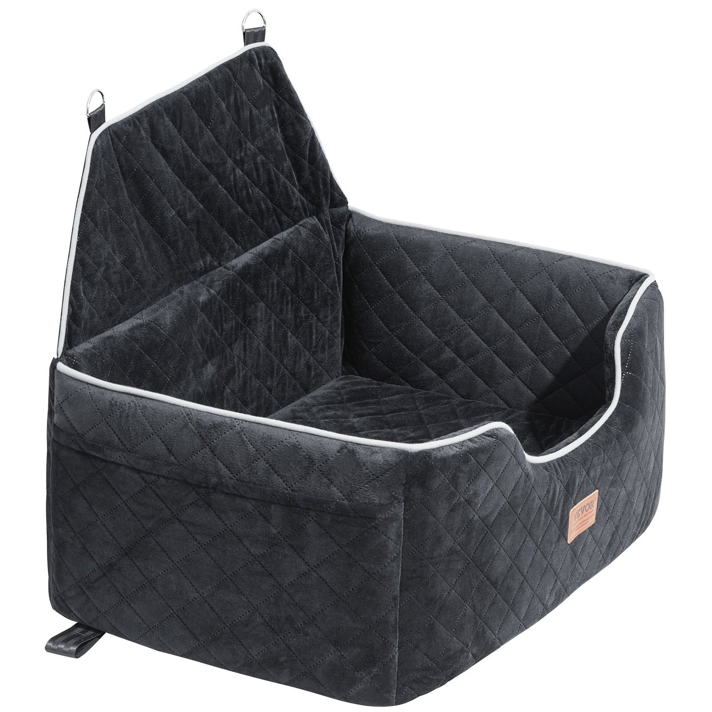 Dog Booster Car Seat Pet Car Seat for Medium Large Dog up to 55 lbs Black