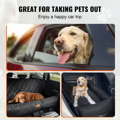 Dog Booster Car Seat Pet Car Seat för medelstor hund upp till 100 lbs svart