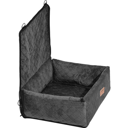 Dog Booster Autositz, Haustier-Autositz für kleine und mittelgroße Hunde bis zu 40 lbs, Schwarz