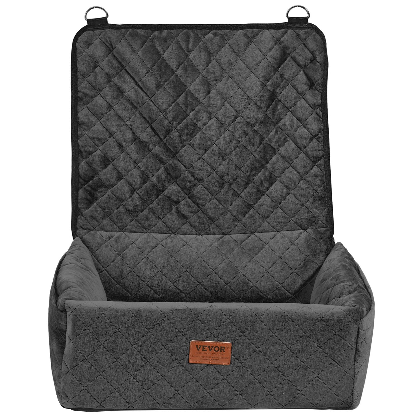 Dog Booster Autositz, Haustier-Autositz für kleine und mittelgroße Hunde bis zu 40 lbs, Schwarz