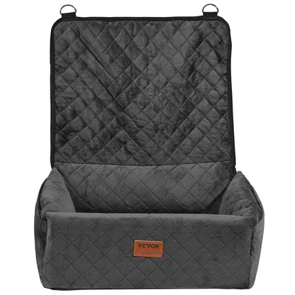 Dog Booster Autositz, Haustier-Autositz für kleine und mittelgroße Hunde bis zu 40 lbs, Schwarz