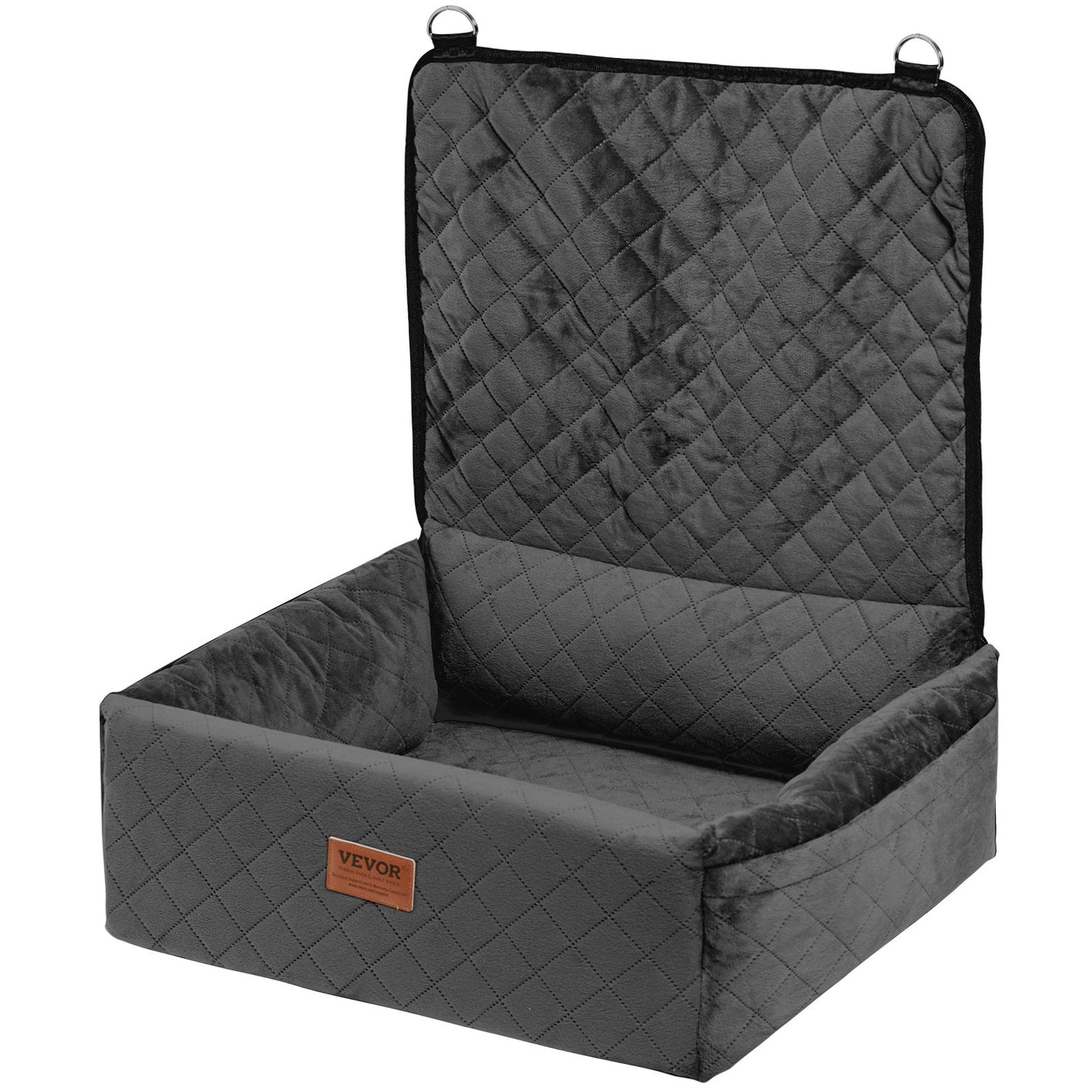Dog Booster Autositz, Haustier-Autositz für kleine und mittelgroße Hunde bis zu 40 lbs, Schwarz