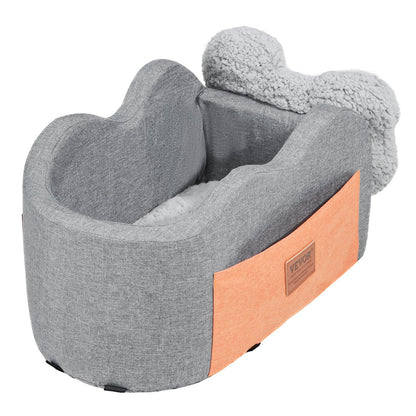 Center Console Dog Car Seat Hund Booster Car Seat för liten hund 8 lbs