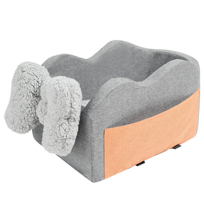 Center Console Dog Car Seat Hund Booster Car Seat för liten hund 8 lbs