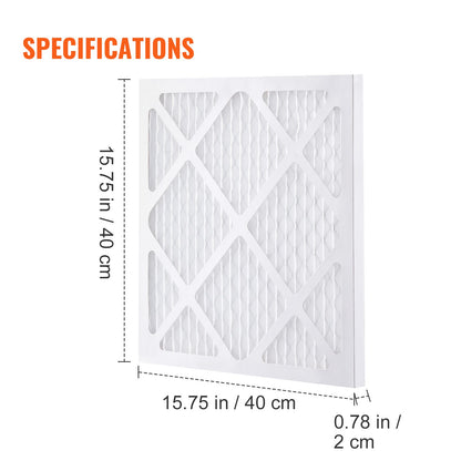 Protective Pre-Filter, 5-Pack, 15.75'' x 15.75'' Air Filter Replacement, High Efficiency Stage 1 Filters Compatible with BlueDri &amp; Scrubber, Air Purifier, Water Damage Restoration Equipment